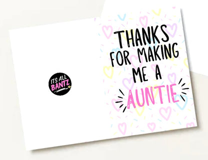 Thanks Auntie -  Greeting Card