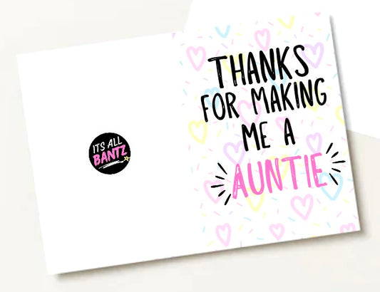 Thanks Auntie -  Greeting Card