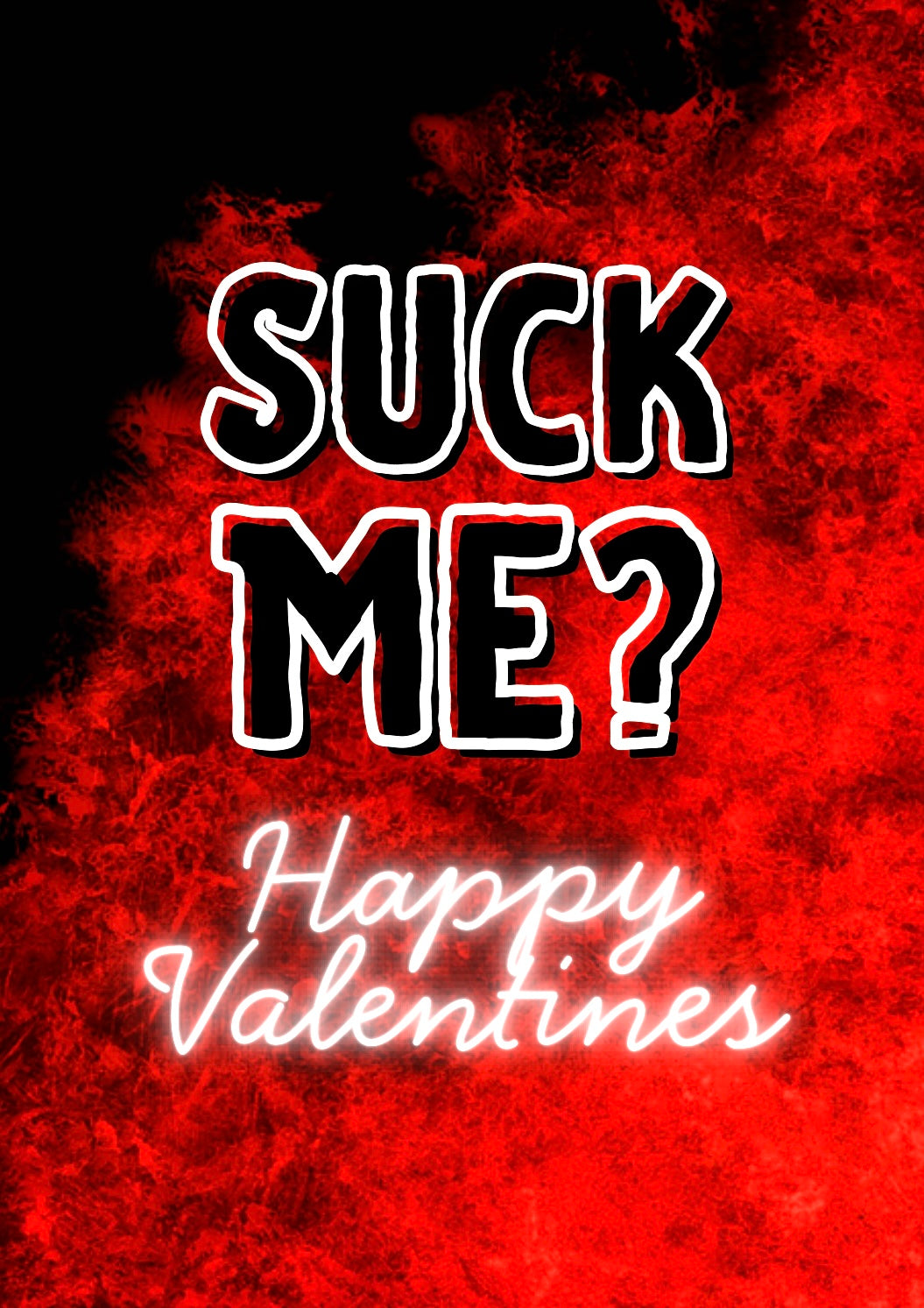 Valentines Suck - Greeting Card