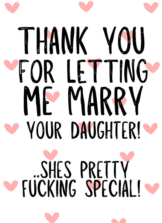 Marry Your Daughter  -  Greeting Card