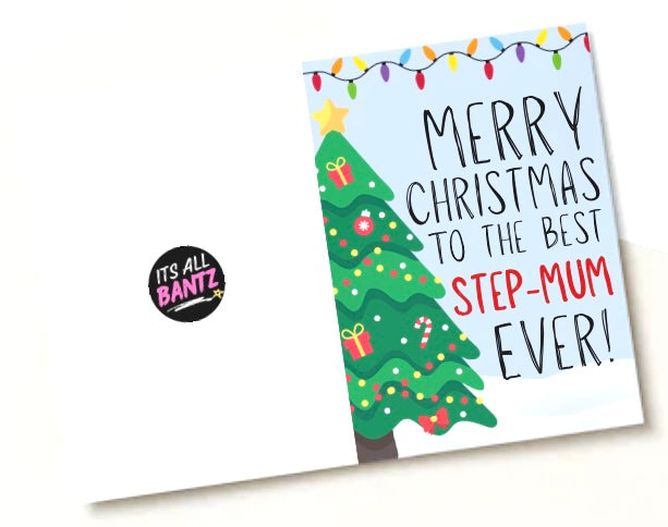 Merry Christmas Stepmum -  Greeting Card