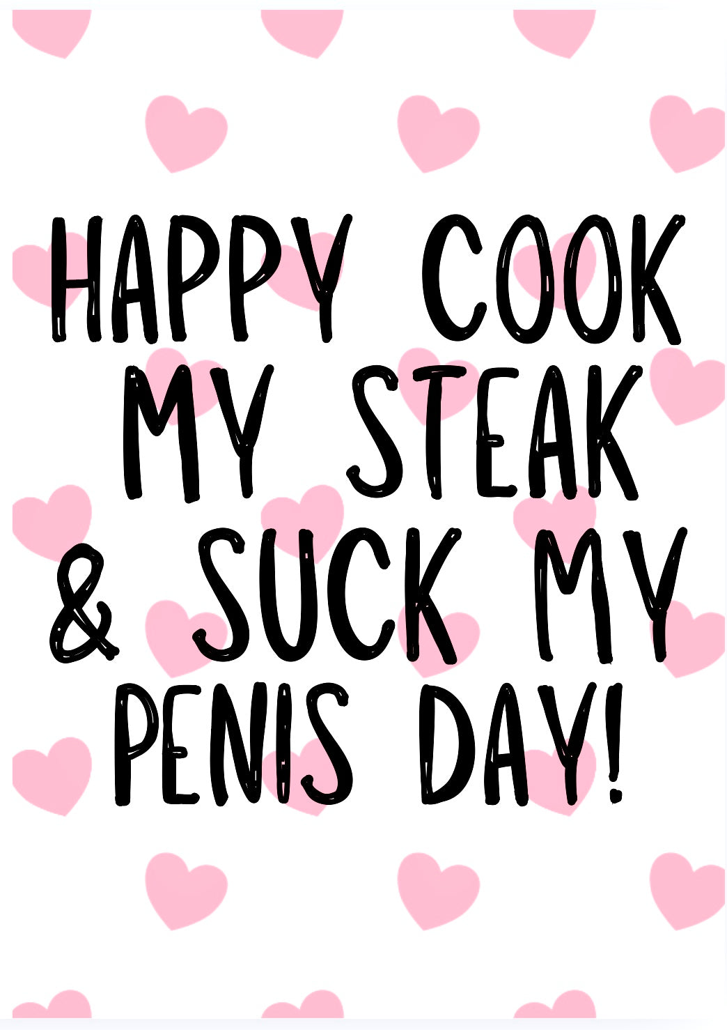 Suck My Penis Day -  Greeting Card