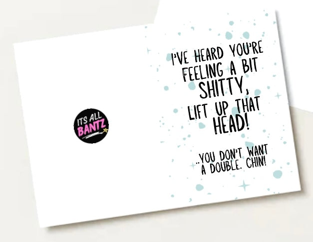 Double Chin - Greeting Card