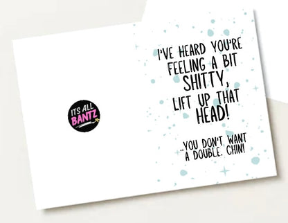 Double Chin - Greeting Card