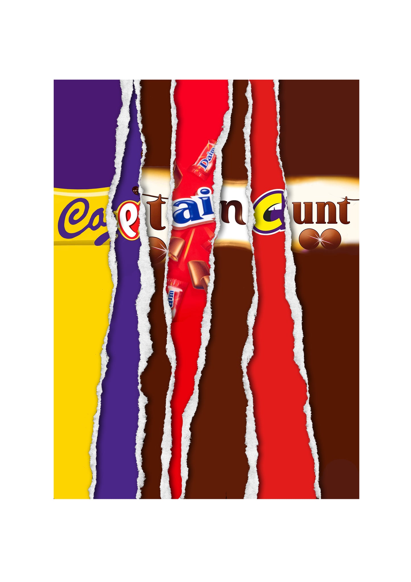 Captain Cunt - Chocolate Bar Wrapper