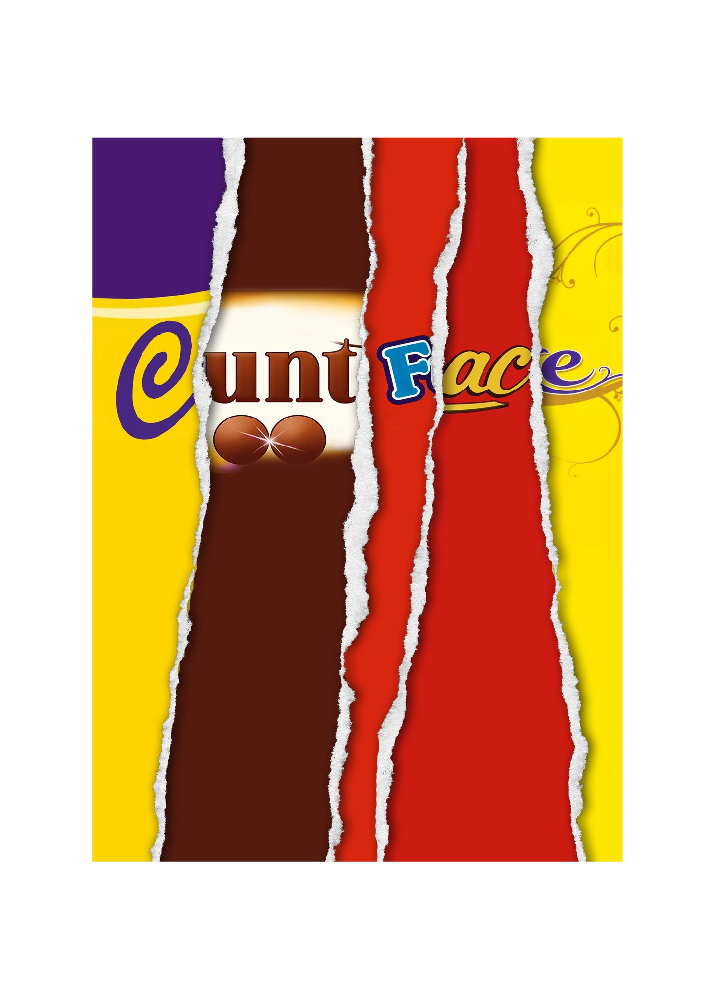 Cunt Face - Chocolate Bar Wrapper