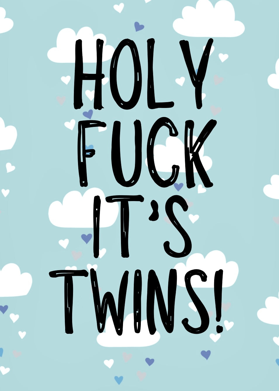 Holy Fuck Twins -  Greeting Card