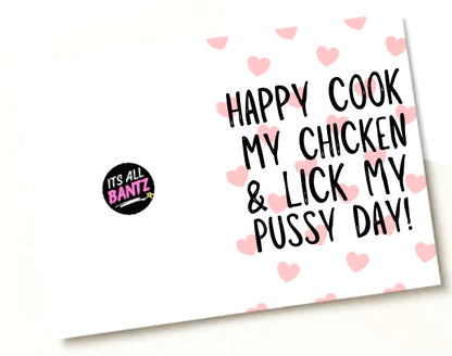 Lick My Pussy Day -  Greeting Card