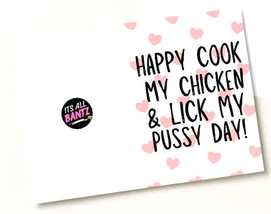 Lick My Pussy Day -  Greeting Card