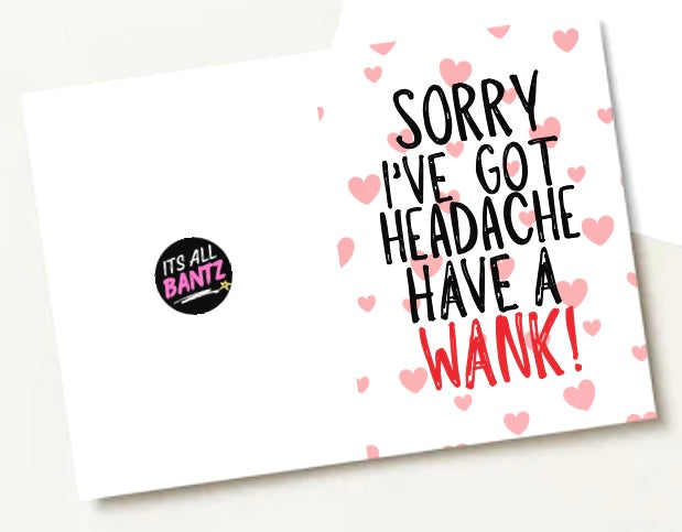 Have A Wank -  Greeting Card