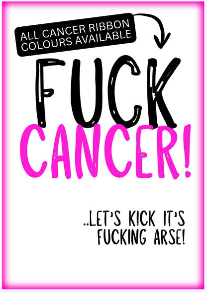 Fuck Cancer -  Greeting Card