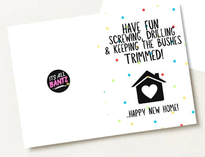 Screwing & Drilling -  Greeting Card