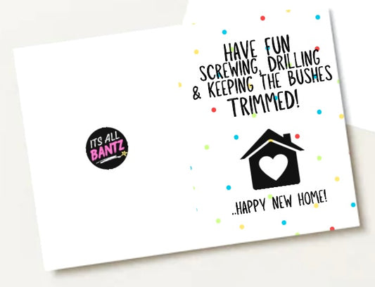 Screwing & Drilling -  Greeting Card