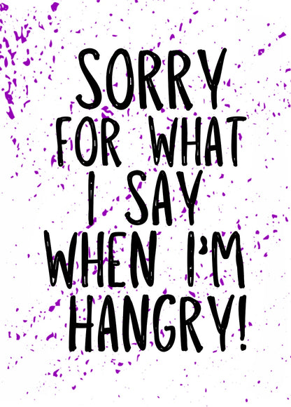 Hangry -  Greeting Card