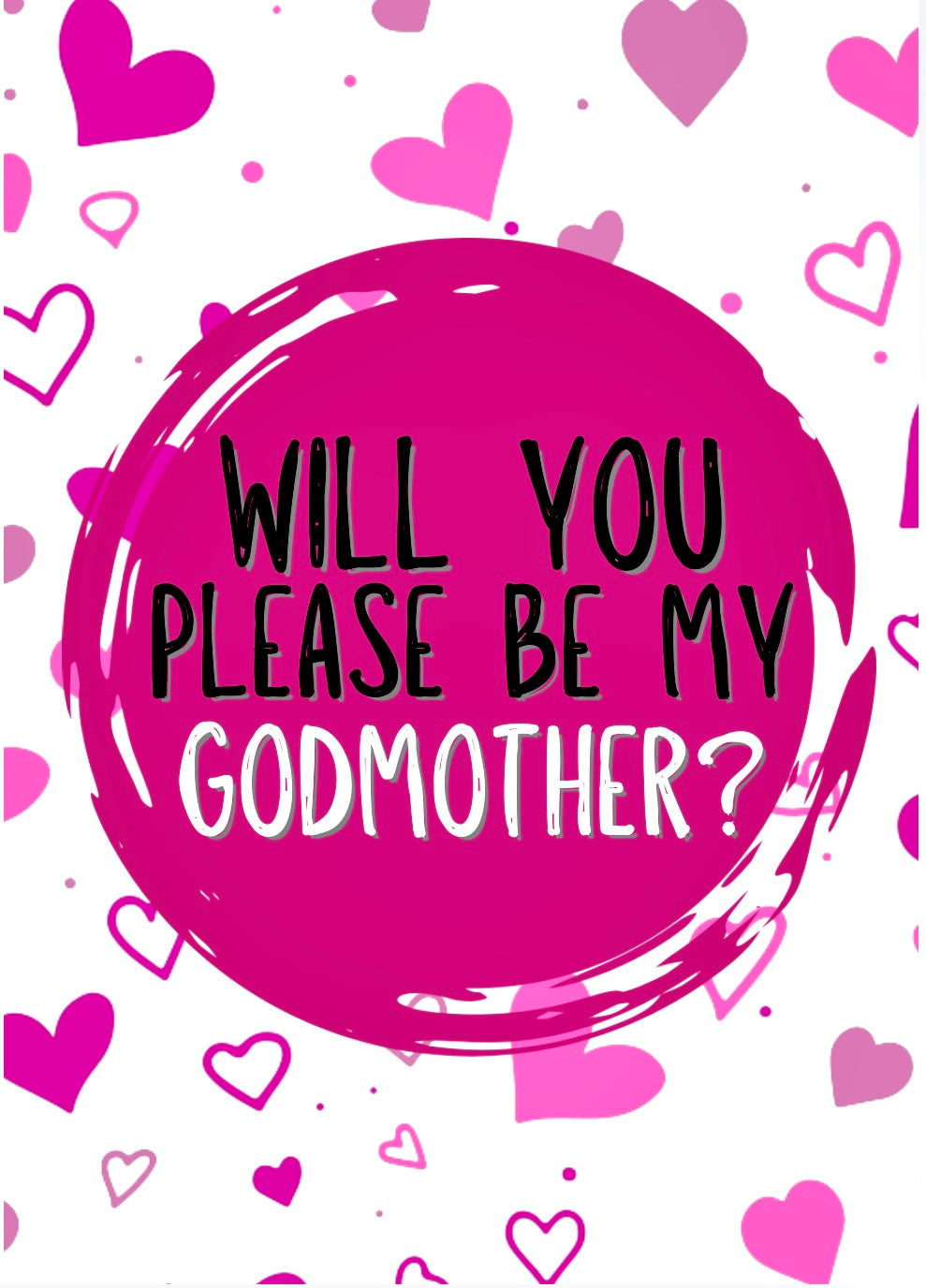 Be My Godmother? -  Greeting Card