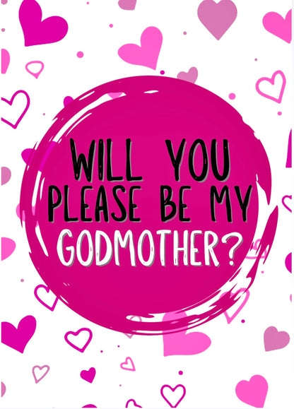 Be My Godmother? -  Greeting Card