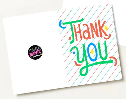 Thank You  -  Greeting Card