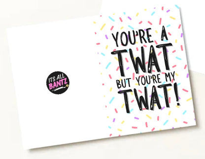 My Twat - Greeting Card