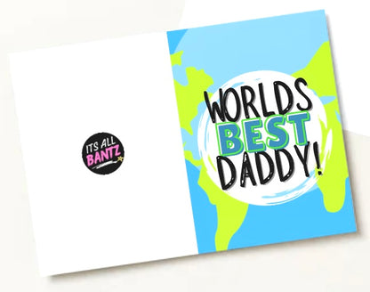 Worlds Best Daddy - Greeting Card