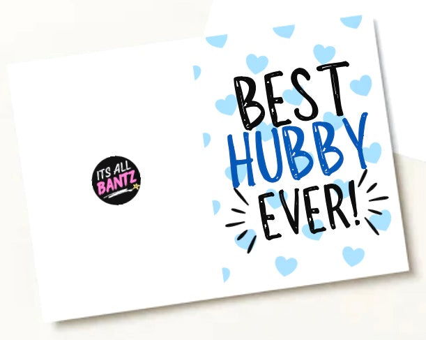 Best Hubby Ever -  Greeting Card