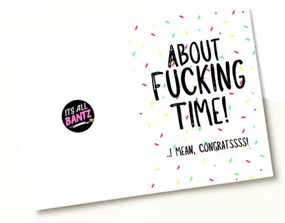 I Mean Congrats -  Greeting Card