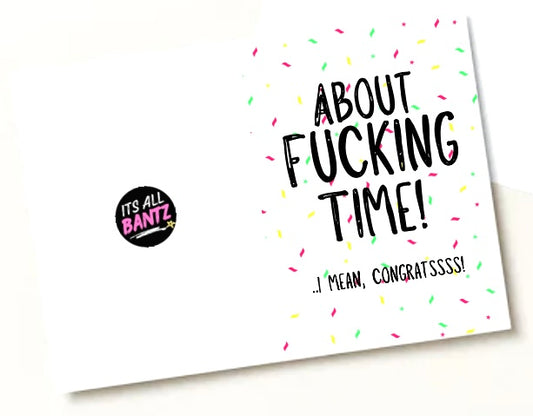 I Mean Congrats -  Greeting Card