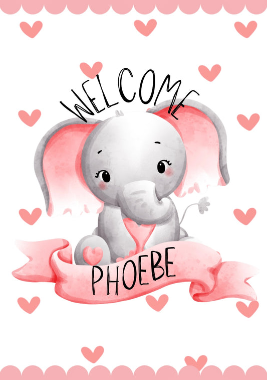 Welcome *Name* -  Greeting Card