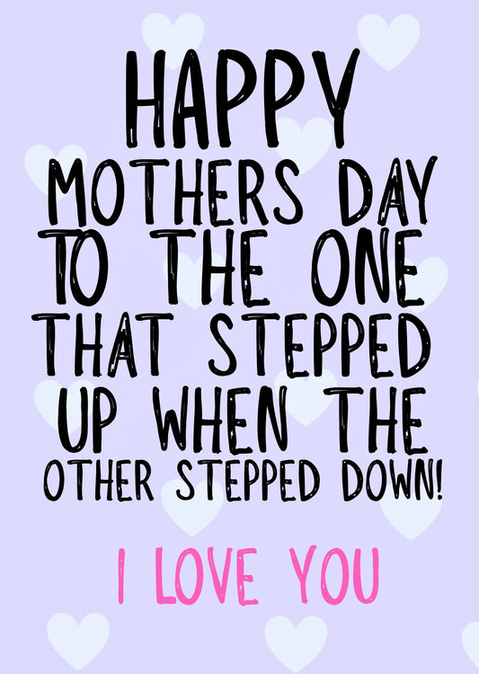 Stepped Up - Greeting Card