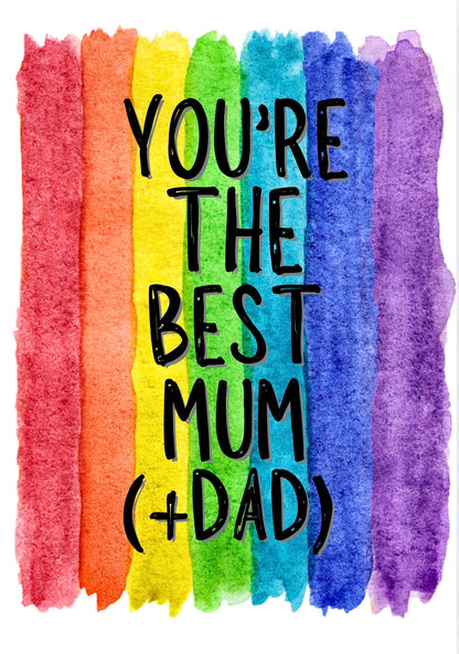 The Best Mum - Greeting Card