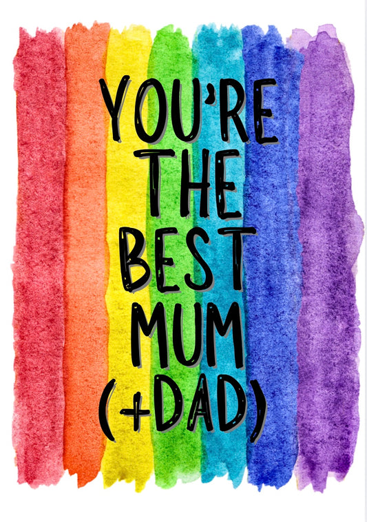 The Best Mum - Greeting Card