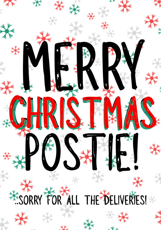 Merry Christmas Postie -  Greeting Card