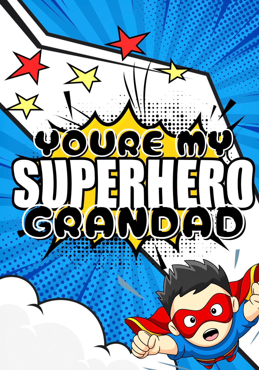Superhero Grandad - Greeting Card