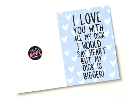 All My Dick - Greeting Card