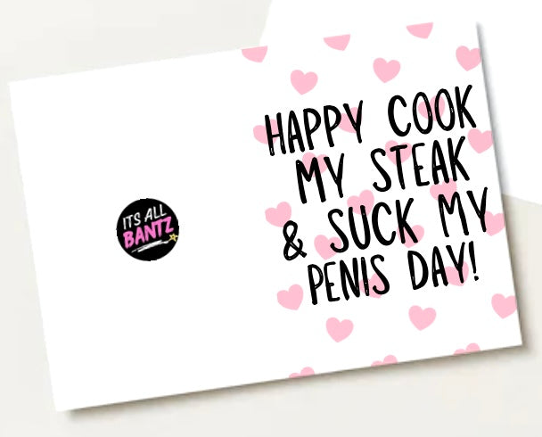 Suck My Penis Day -  Greeting Card