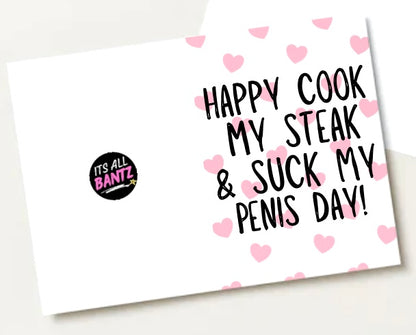 Suck My Penis Day -  Greeting Card