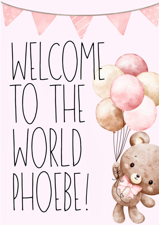 Welcome To The World -  Greeting Card