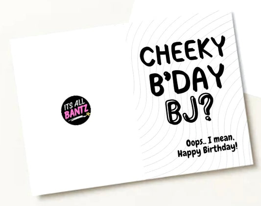 Birthday BJ? -  Birthday Card