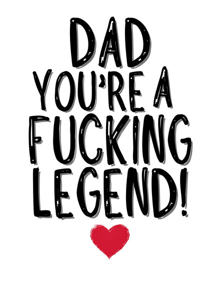 Dad You Legend - Greeting Card