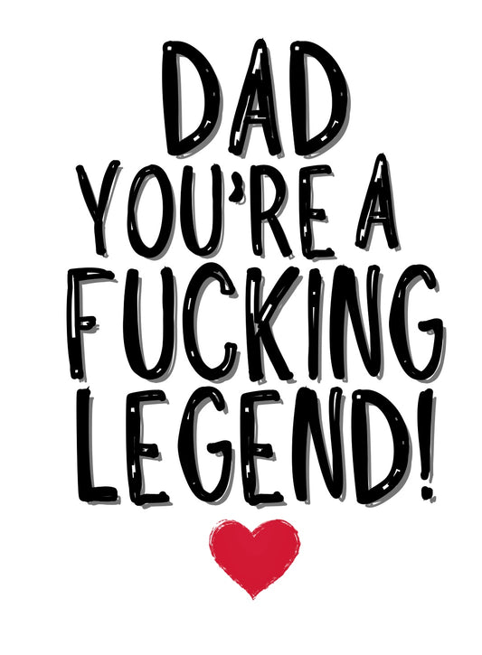 Dad You Legend - Greeting Card