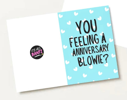Anniversary Blowie - Greeting Card