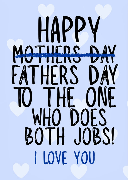 Both Jobs - Greeting Card