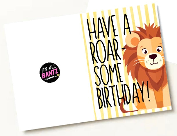 Birthday Lion -  Birthday Card