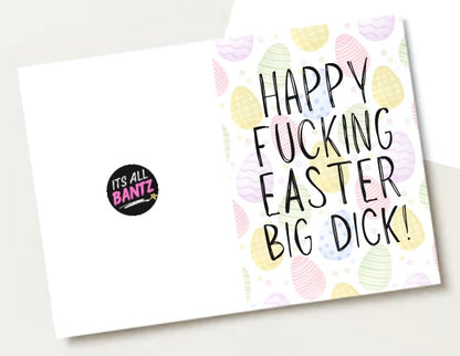 Happy Fucking Easter Big Dick - Greeting Card