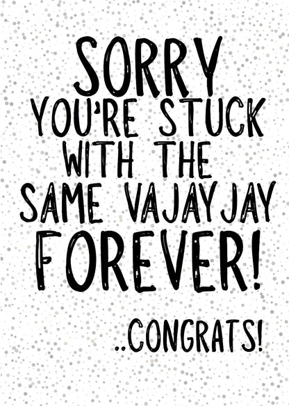 Same VaJayJay Forever -  Greeting Card