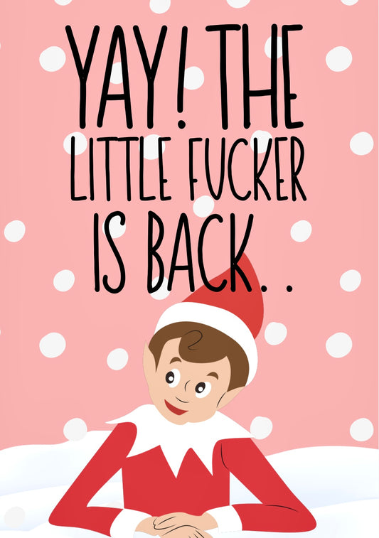 Elf, Fucker Is Back -  Greeting Card