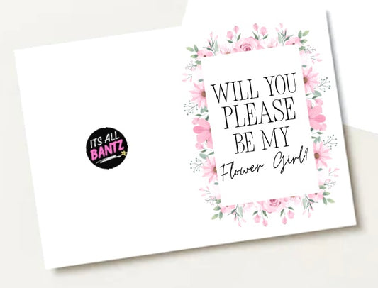 Be My Flower Girl? -  Greeting Card