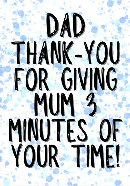 3 Minutes - Greeting Card