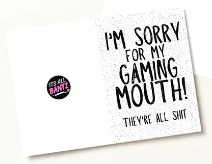 Gaming Mouth -  Greeting Card
