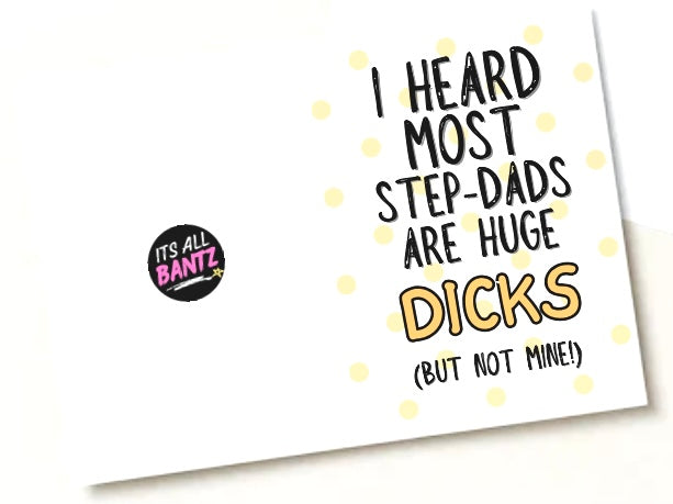 Step Dad Dicks - Greeting Card