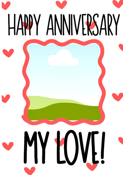 Anniversary My Love - Greeting Card